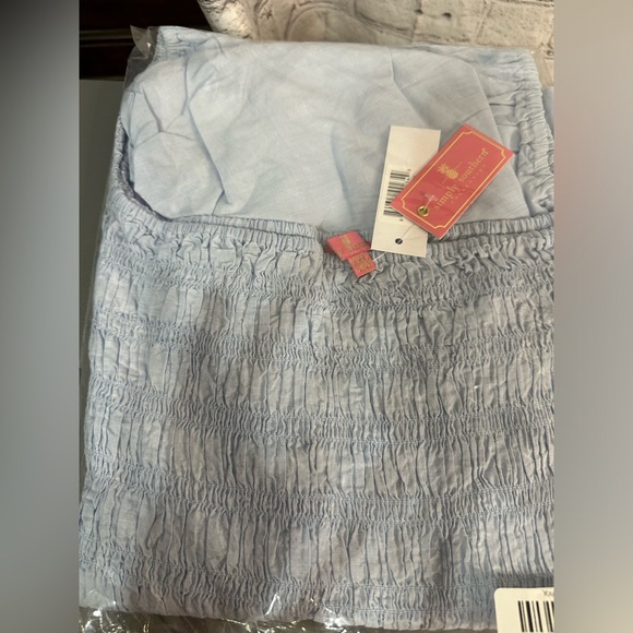 Simply Southern 2X sky blue top - Picture 6 of 7